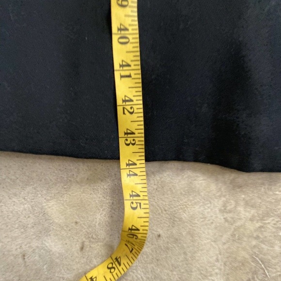 Fox Wers Philadelphia Andover Alnorna Coat Womens 12 Black Fur Collar Mid Length - Picture 6 of 12